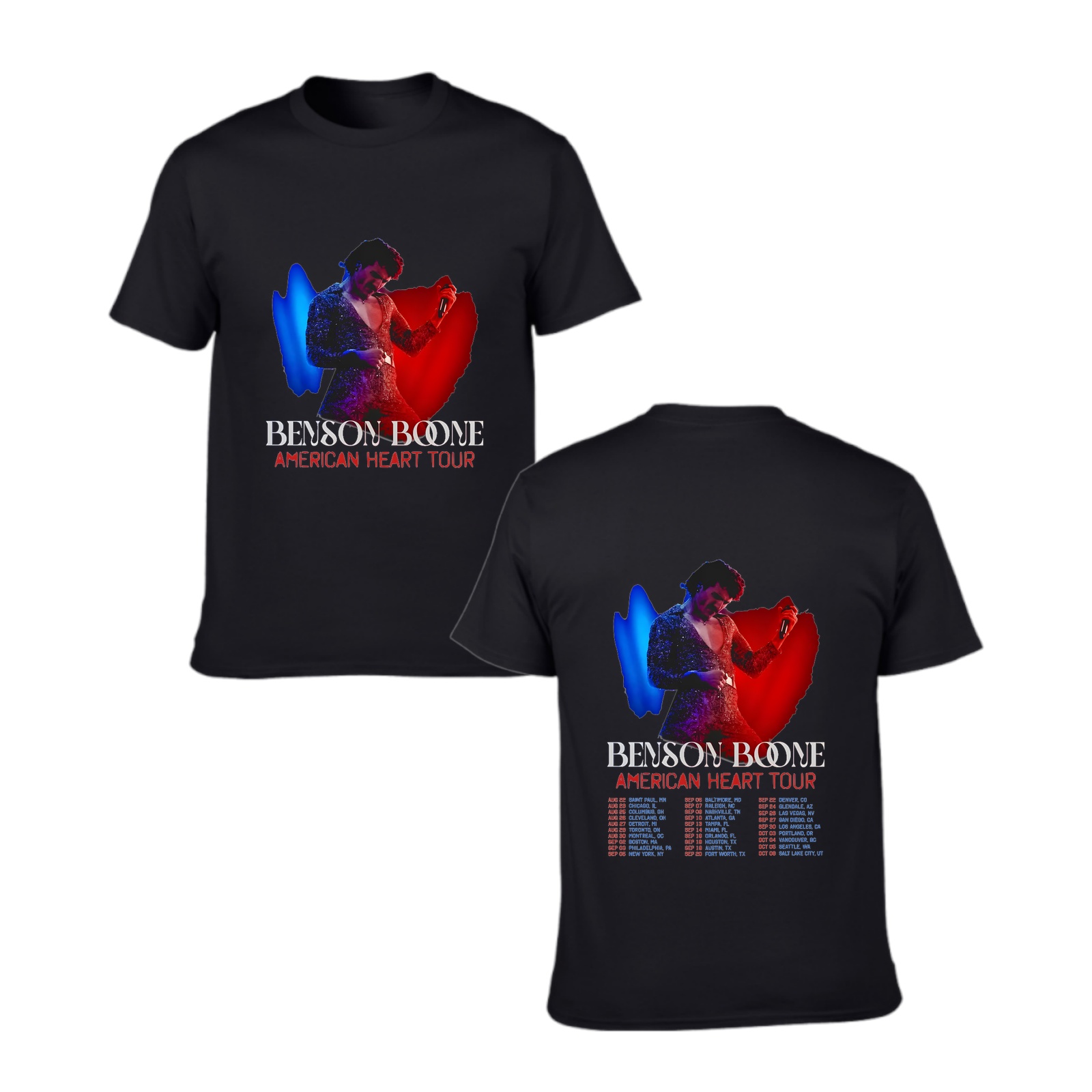 【即購入可】benson boone American heart 公式tシャツ 即購入可】benson boone American heart 公式tシャツ - メルカリ